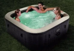 28452 Purespa Bubble 6P Greystone Vierk.