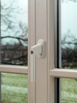 Abus Raamgreep Met Sleutel Fg110 Verzilverd