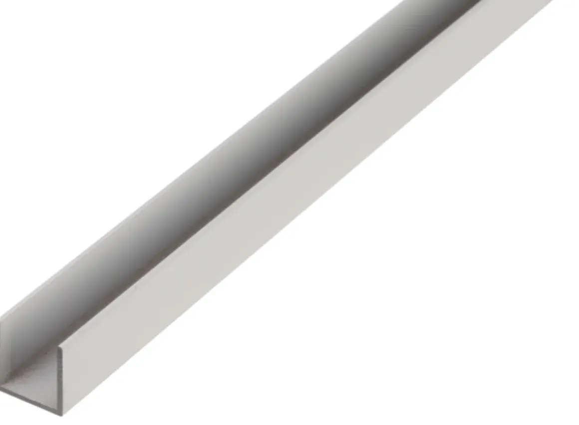 Alberts Ba-Profiel U-Vorm Aluminium Natuur 8X1X10Mm 2,6M