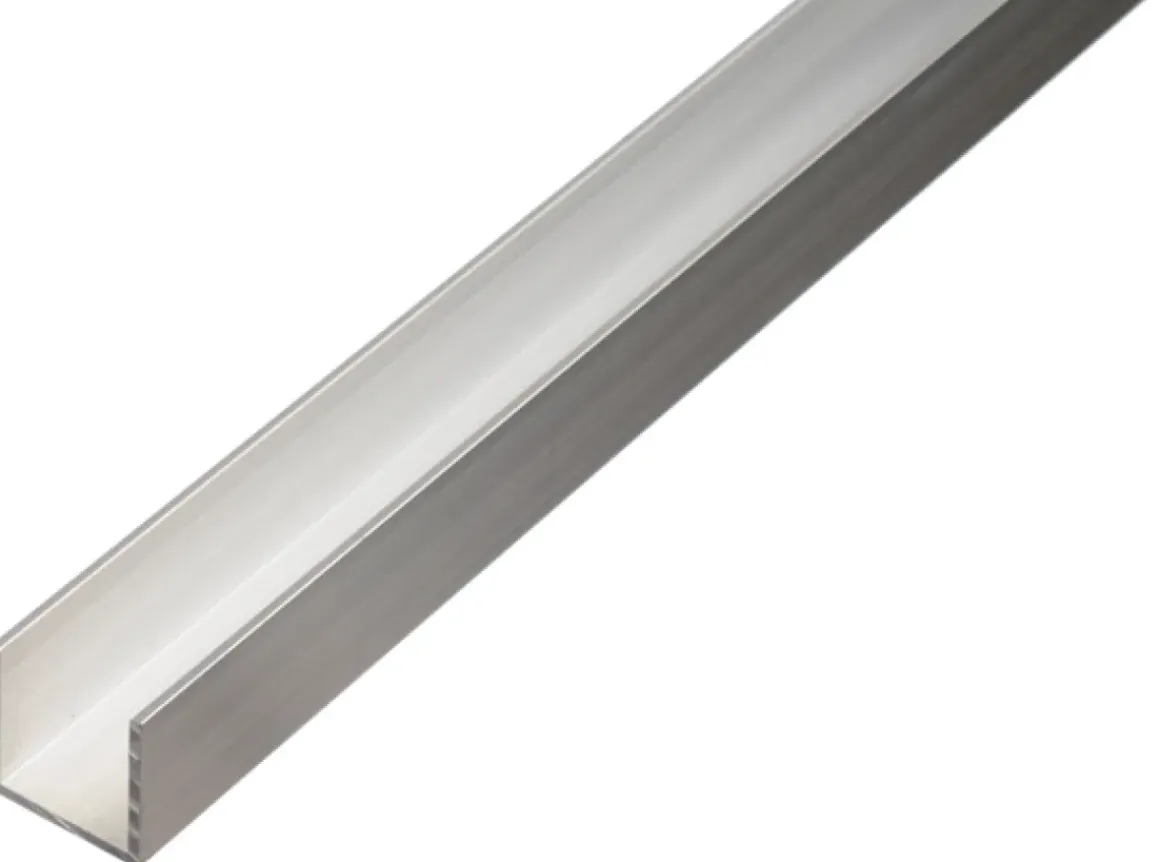 Alberts Ba-Profiel U-Vorm Aluminium Natuur 15X15X1,5Mm 2,6M