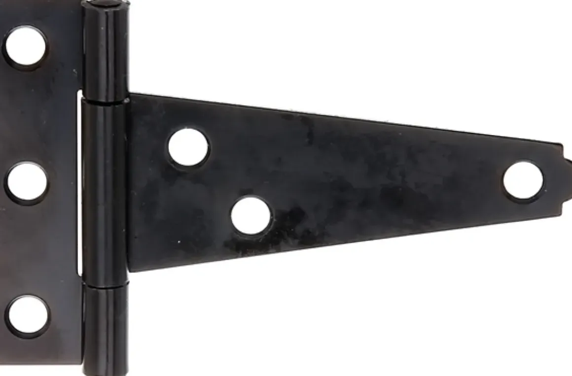 Alberts Kistscharnier + Geniete Pen Zwart 148X40X90Mm