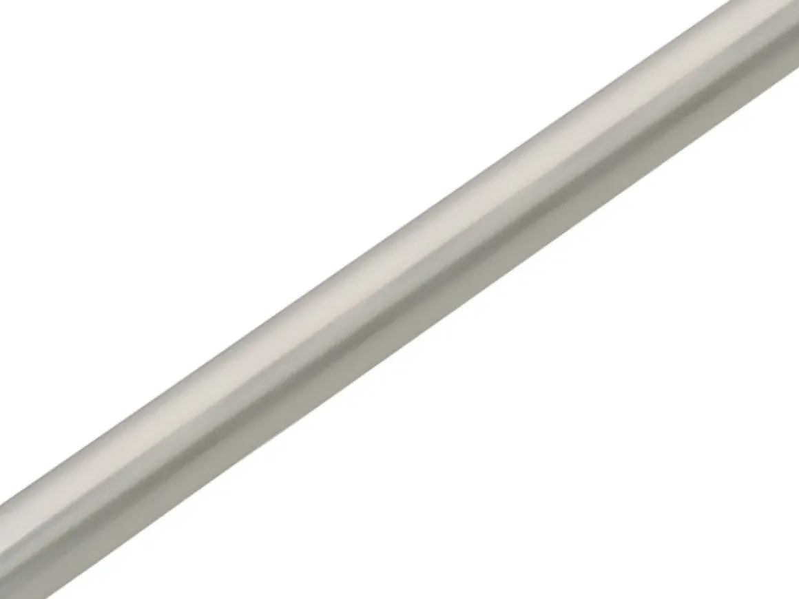 Alberts Kwartrondprofiel Kunststof Rvs Kleur 15X15Mm 2,6M