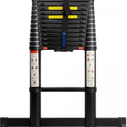 Aldorr Professional - Telescoopladder 3,80M - Telescopische Stabilisatie Balk - Optigripâ„¢