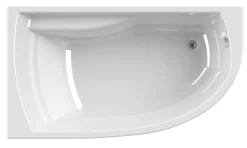 Allibert Asymmetrisch Bad Diva Rechts Plaatsbesparend 160X90X53-54,5Cm Wit