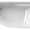 Allibert Asymmetrisch Bad Diva Links Plaatsbesparend 160X90X53-54,5Cm Wit