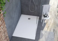 Allibert Douchebak Karbon 140X90Cm Rechthoek Wit