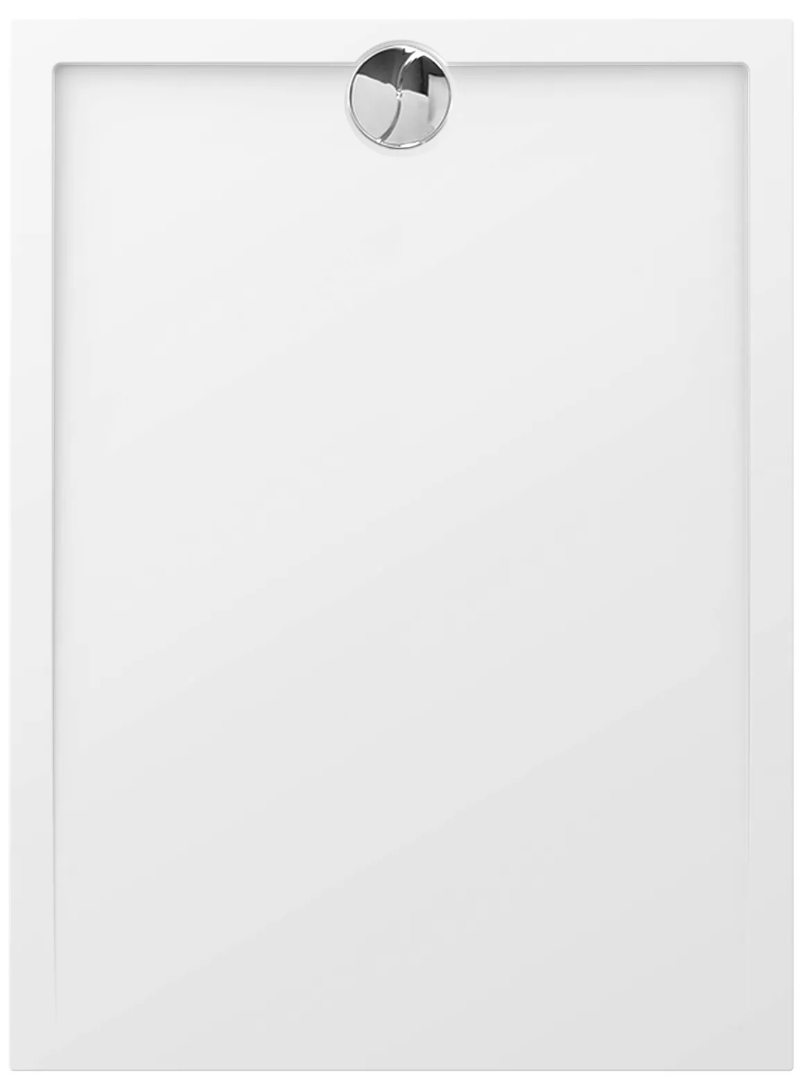 Allibert Douchebak Slim Polybeton 120X90Cm Glanzend Wit