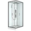 Allibert Douchecabine Uyuni Kwartrond 90Cm Grijs