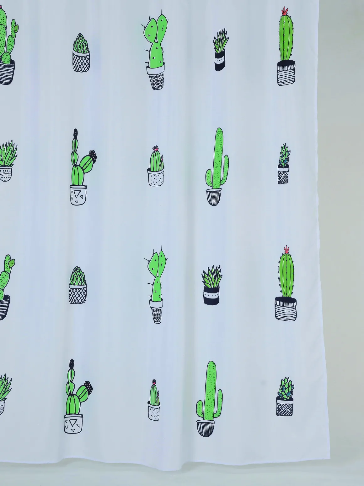Allibert Douchegordijn Cactus Polyester 180X200Cm