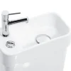 Allibert Duoblok Toilet Combi I Pk Aansluiting I Met Fontein Wit
