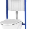 Allibert Inbouwreservoir Set Link | Soft-Close Toiletzitting | Bedieningspaneel Met Infrarood Herkenning Zwart