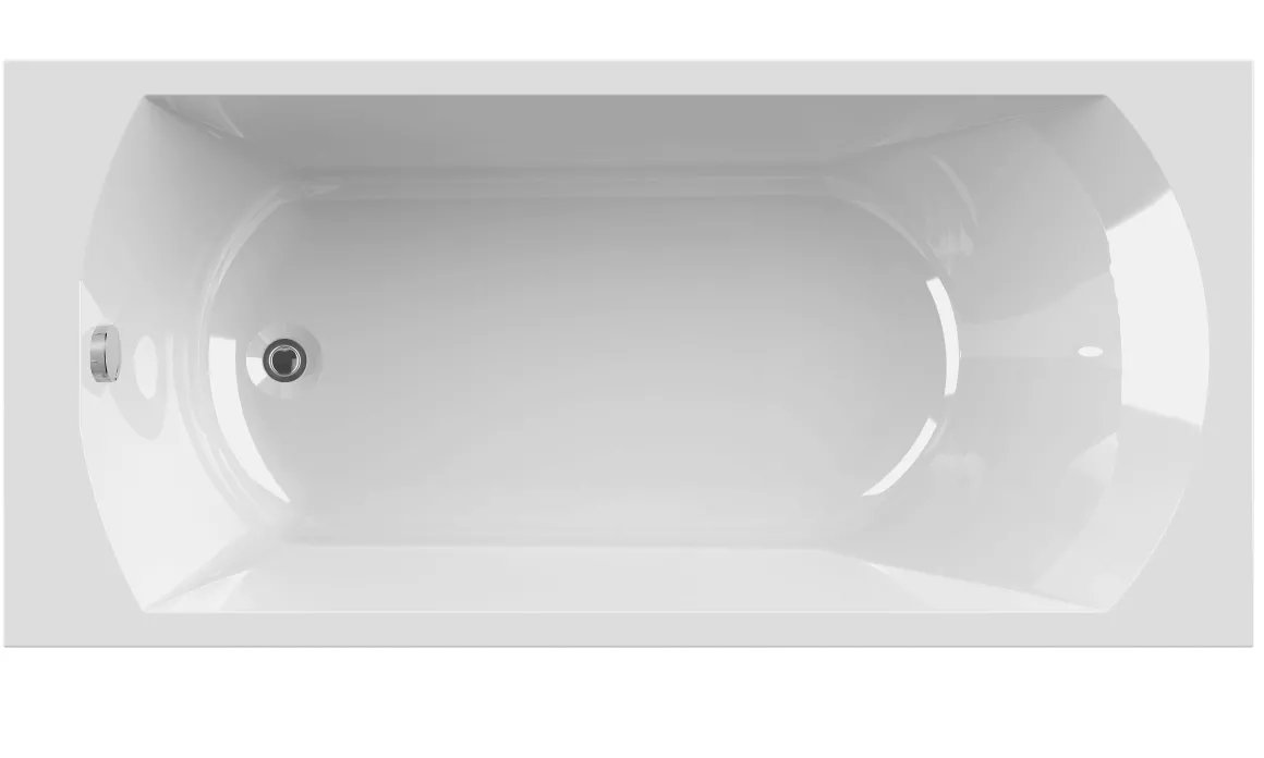 Allibert Rechthoekig Bad Diva 170X80X52,5-54Cm Wit