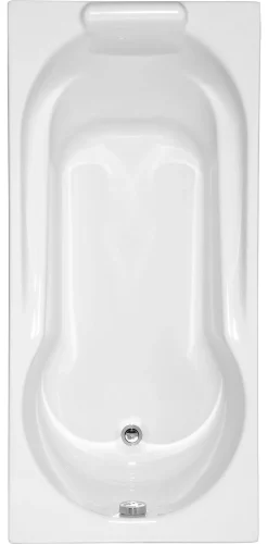 Allibert Rechthoekig Bad Essina2 170X80 X 52,5-54Cm Wit