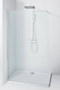 Allibert Vaste Wand Lago Walk In 90Cm Transparant