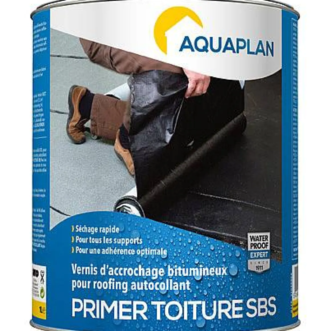 Aquaplan Dakprimer Sbs - Zelfklevende Dakrol 1 L
