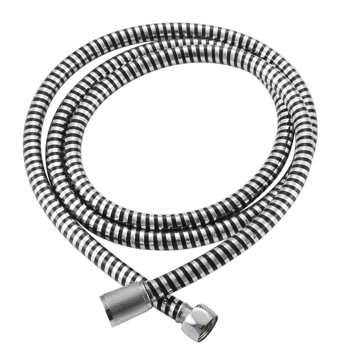 Aquavive Doucheslang Pvc 150Cm Chroom-Zwart