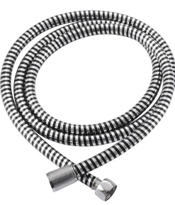 Aquavive Doucheslang Pvc 175Cm Chroom-Zwart