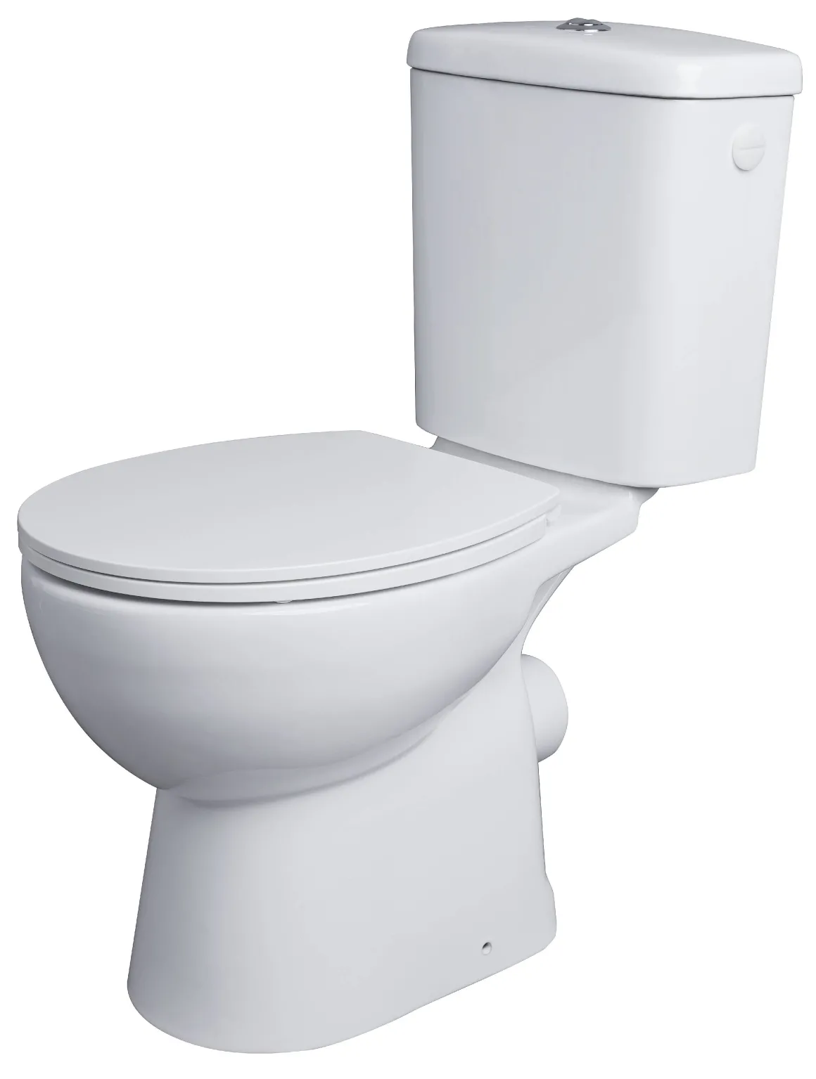 Aquavive Duoblok Toilet Avisio I Pk Aansluiting I Randloos Toiletpot Wit