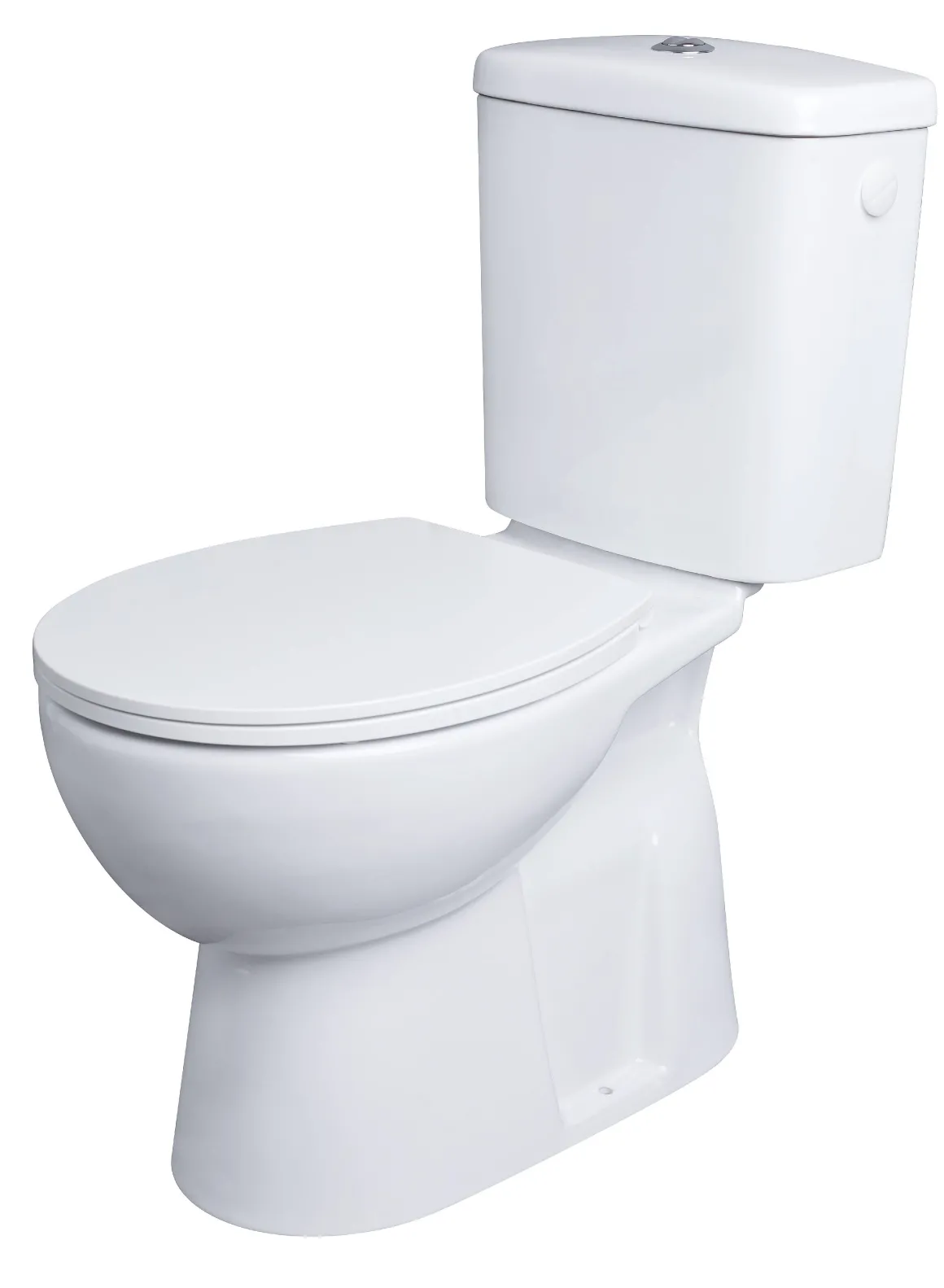 Aquavive Duoblok Toilet Avisio I Ao Aansluiting I Randloos Toiletpot Wit