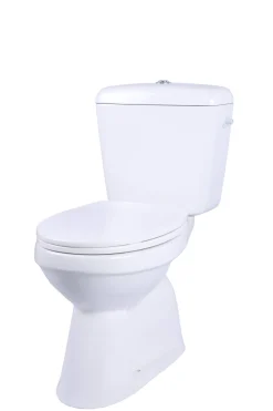 Aquavive Duoblok Toilet Ippari I Ao Aansluiting I Soft-Close Toiletzitting Wit