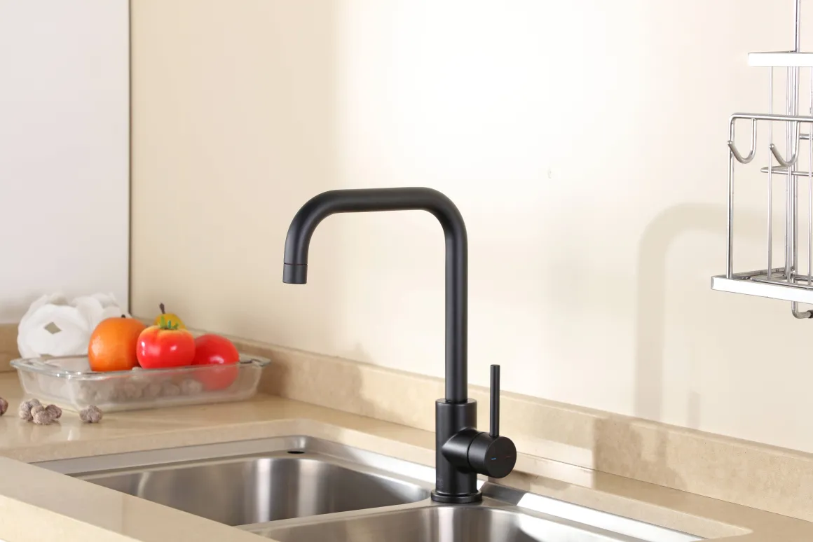 Aquavive Eco Keukenmengkraan Fonti Zwart