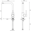 Aquavive Eco Keukenmengkraan Maryline Chroom
