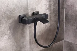 Aquavive Eco Thermostatische Badkraan Tanaro Zwart