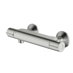Aquavive Eco Thermostatische Douchekraan Cato Geborsteld Staal 15Cm