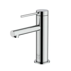 Aquavive Eco Wastafelmengkraan Sele Laag Chroom