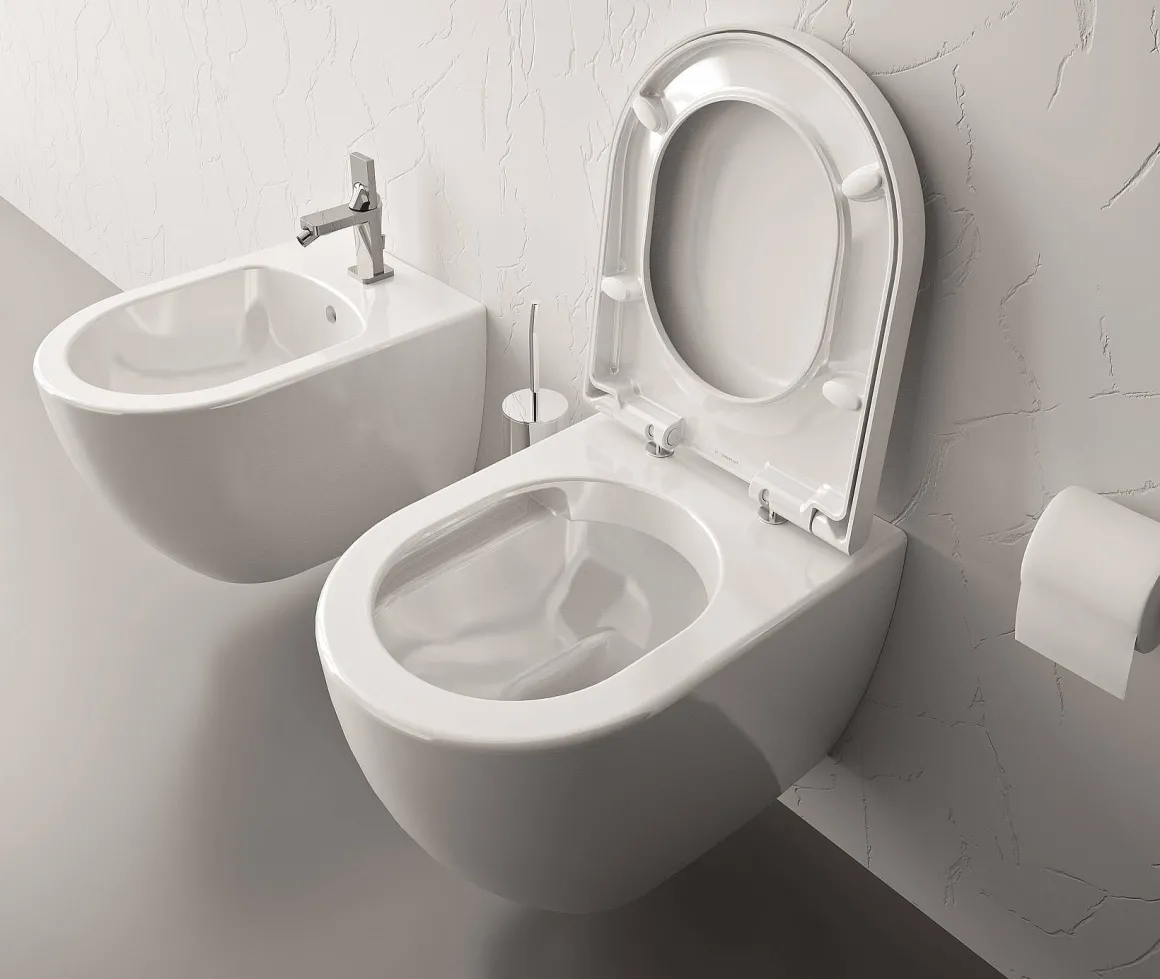 Aquavive Hangtoilet Mazaro Wit | Soft-Close Toiletzitting | Randloos Toiletpot