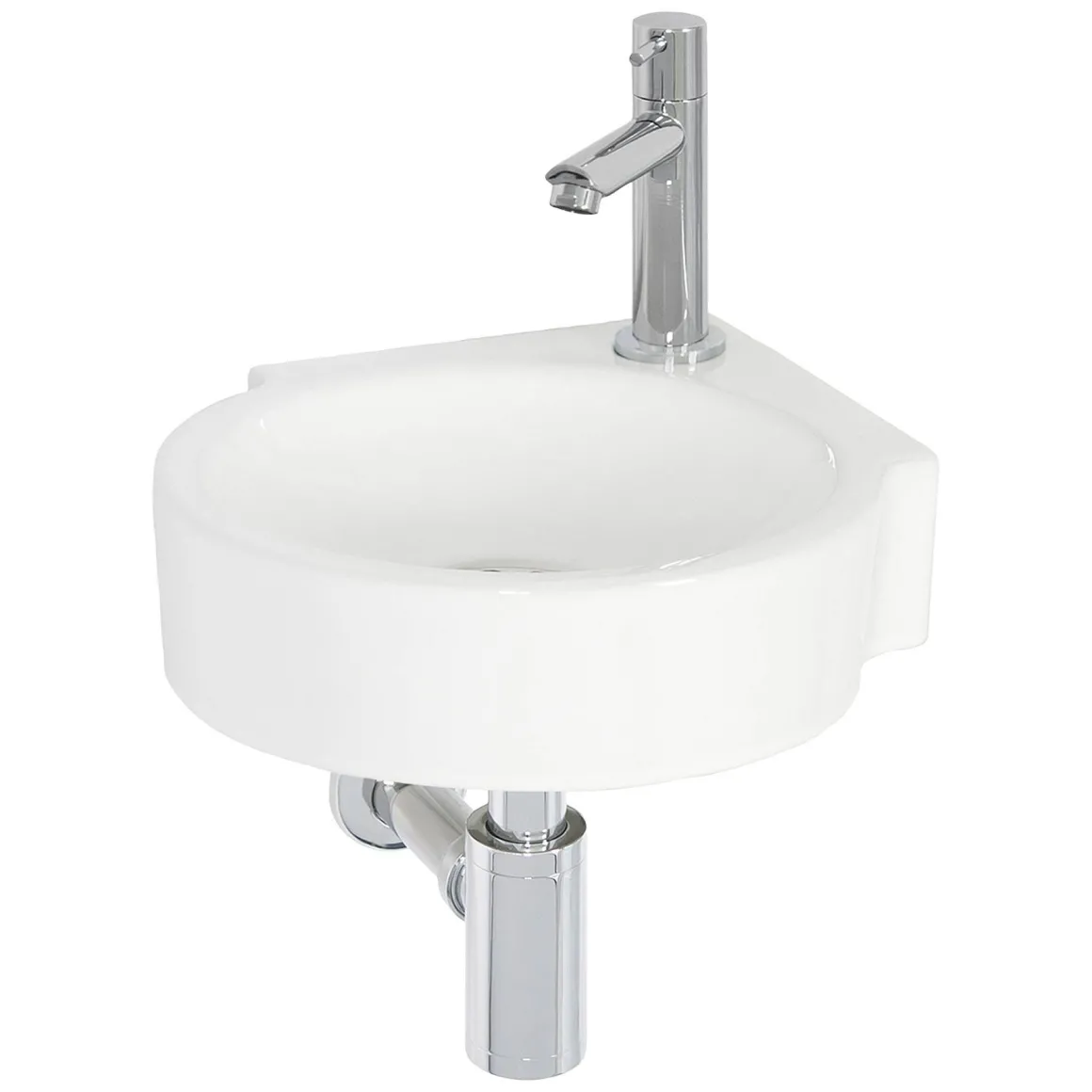 Aquavive Hoekfonteinset Lot Keramiek Wit 35Cm
