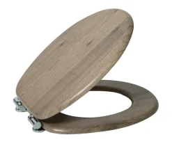 Aquavive Toiletzitting Mdf Donker Eik