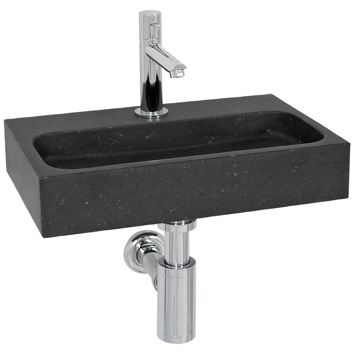 Aquazuro Fonteinset Enza Natuursteen Zwart 38Cm