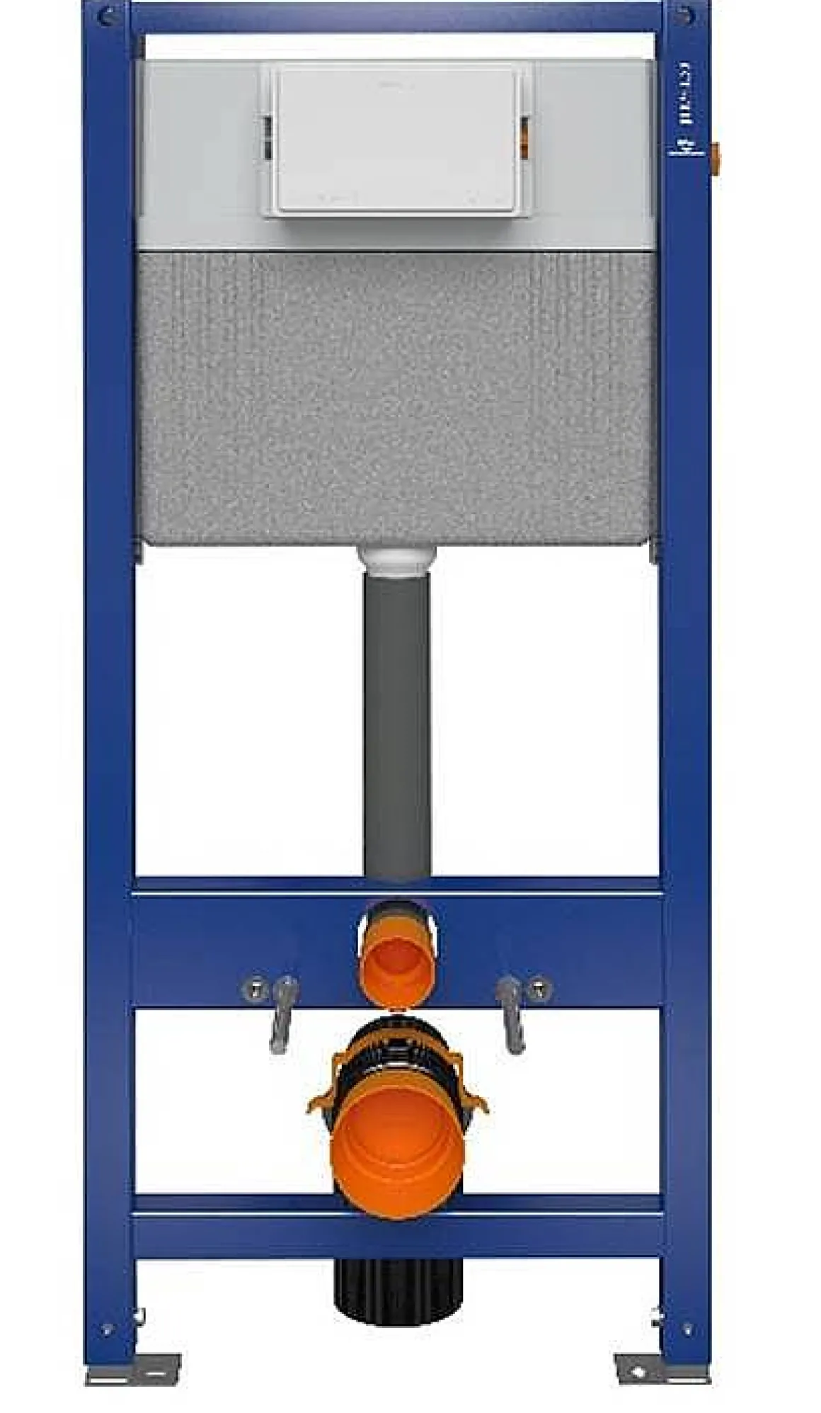Aquazuro Inbouwreservoir Set Iris | Quick Release & Soft-Close Toiletzitting | Randloos Toiletpot