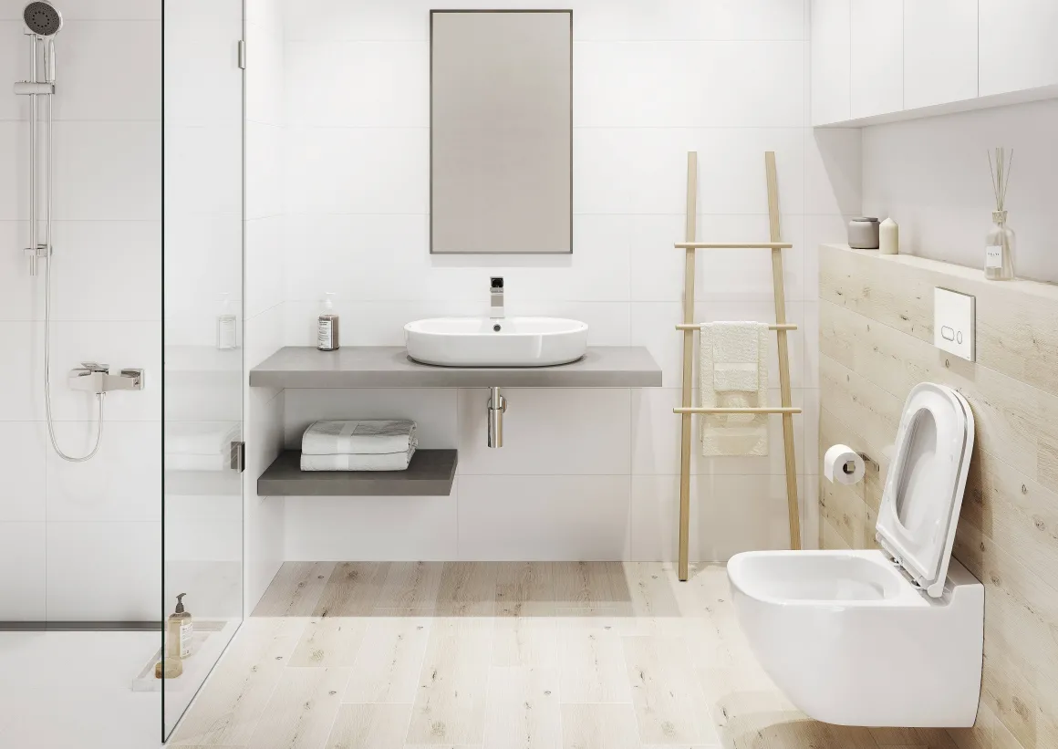 Aquazuro Inbouwreservoir Set Iris | Quick Release & Soft-Close Toiletzitting | Randloos Toiletpot