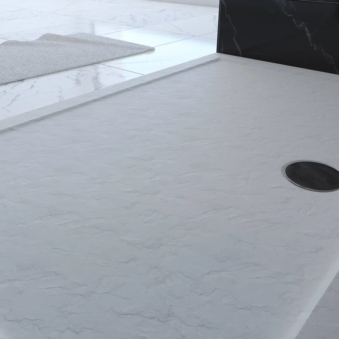 Aurlane Douchebak Pedra 120X90Cm Wit Mat
