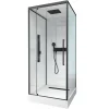 Aurlane Douchecabine Indus2 90X90X215Cm Vierkant Zwart/Wit