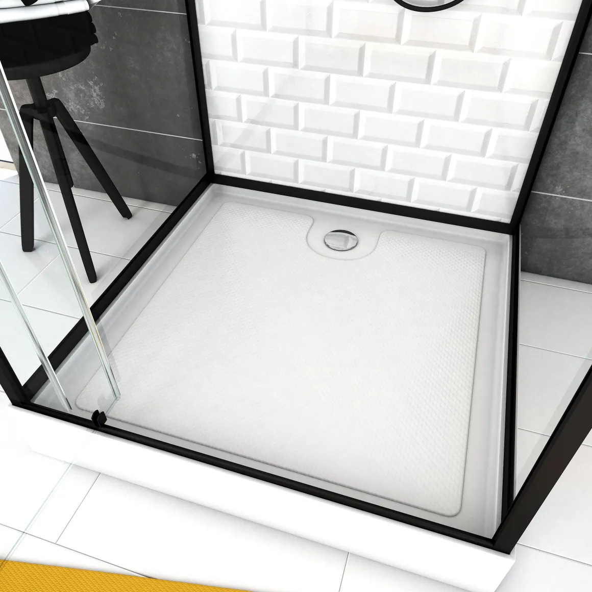 Aurlane Douchecabine Metro 90X90X219-230Cm Vierkant