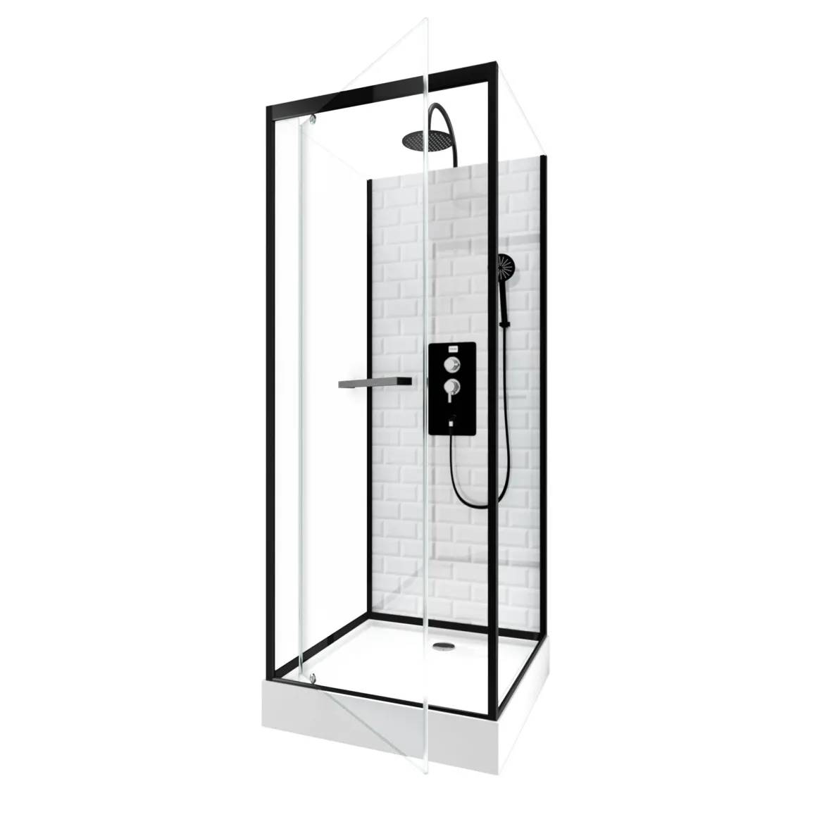 Aurlane Douchecabine Metro 80X80X219-230Cm Vierkant