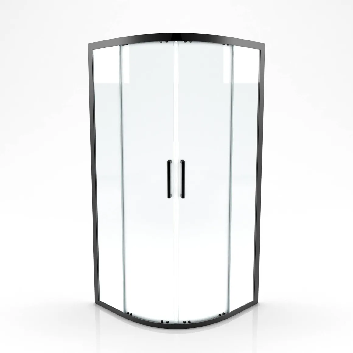 Aurlane Douchedeur Factory Rond 90X90X200Cm Zwart