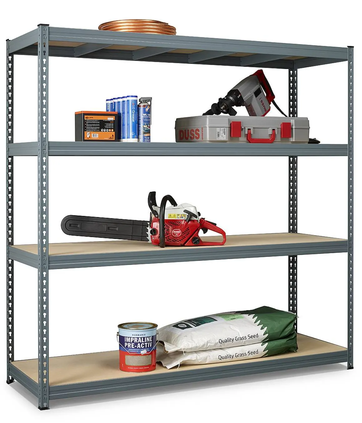 Avasco Stellingkast Robus 190X150X60Cm Grijs
