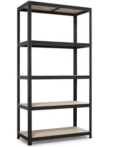 Avasco Stellingkast Strong 176X90X45Cm Mat Zwart