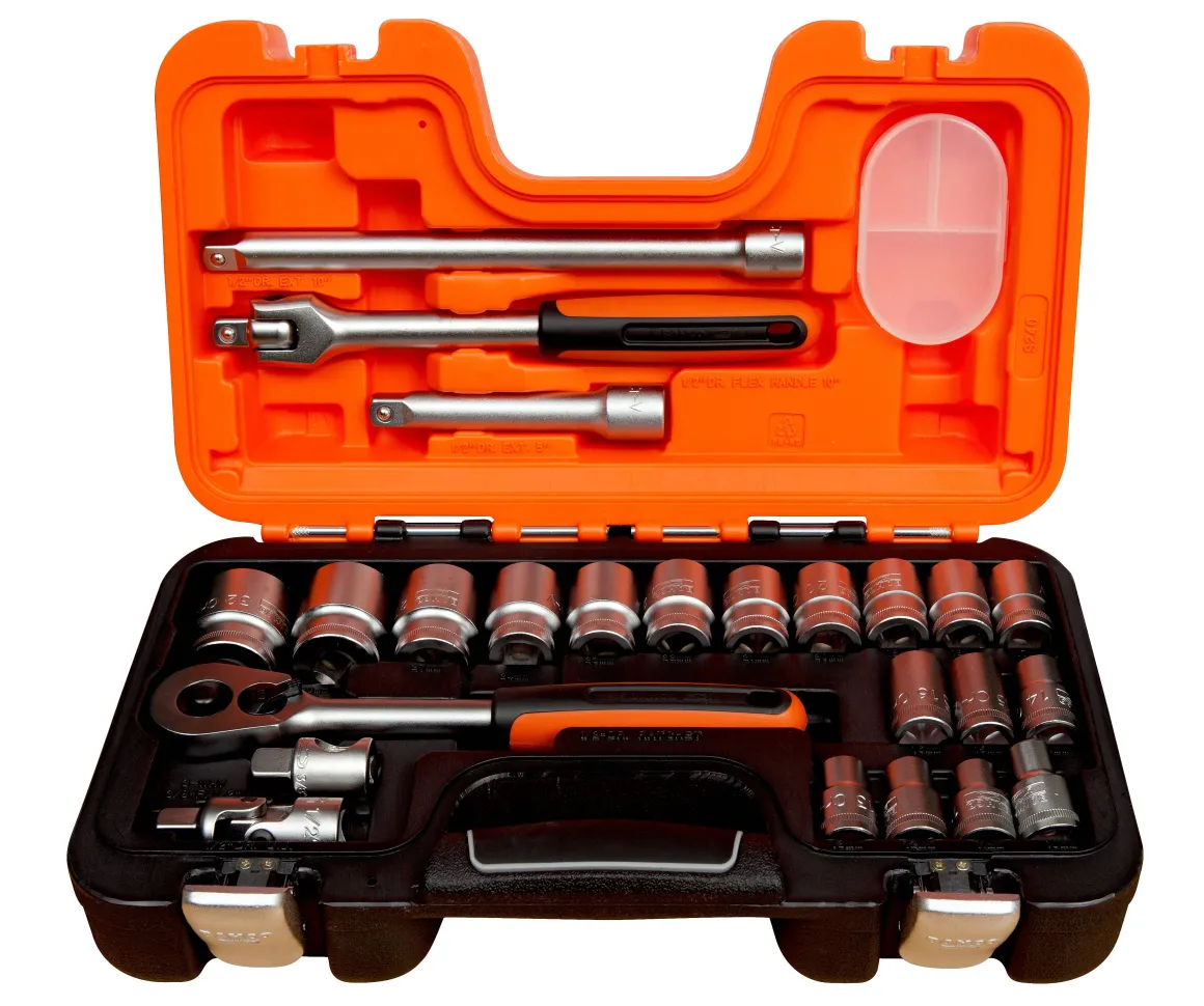 Bahco Doppenset Met Ratel – 24 Stuks