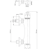 Baseline Thermostatische Douchemengkraan Chroom 15Cm