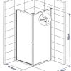 Baseline Vaste Wand 90X185Cm Wit