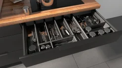 Bestekbak Keuken Modulo Antraciet Grijs 60Cm