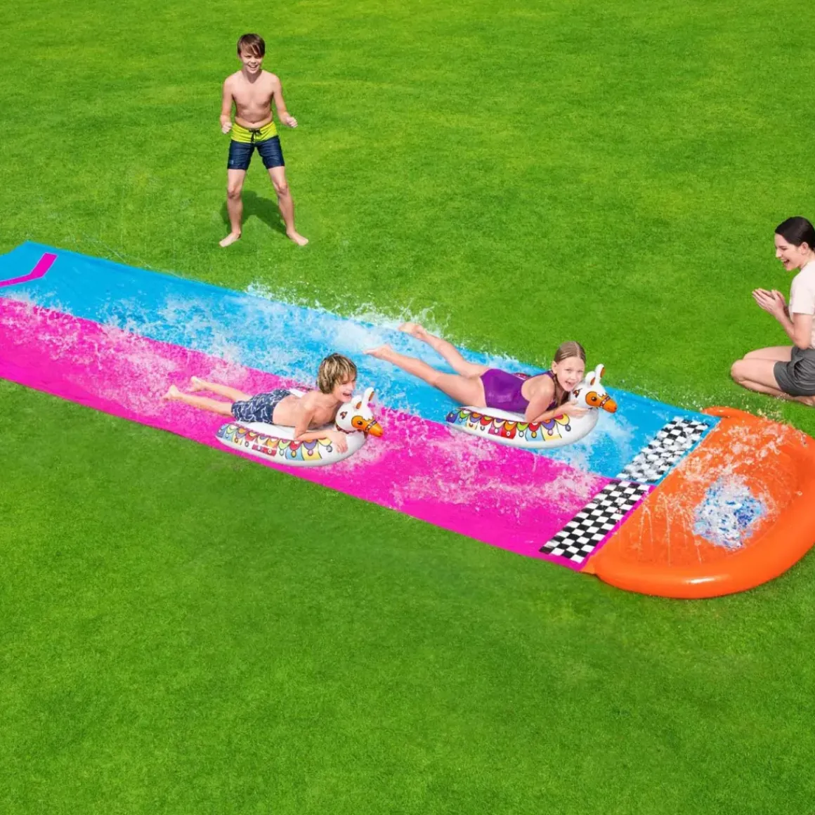 Bestway H2Ogo! Waterglijbaan Lama Rama Race