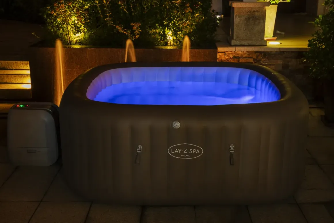 Bestway Jacuzzi Lay-Z-Spa Palma Hydrojet Pro 60057 1050L O201X80Cm