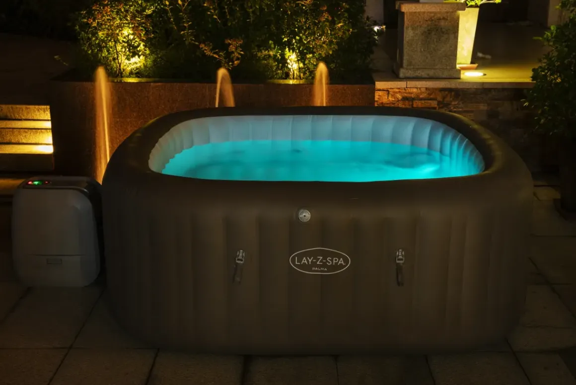 Bestway Jacuzzi Lay-Z-Spa Palma Hydrojet Pro 60057 1050L O201X80Cm