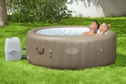 Bestway Lay-Z-Spa 60017, 916 L, 6 Personen, Rond, Bubbelmassage / Airjet, Beige, Wit